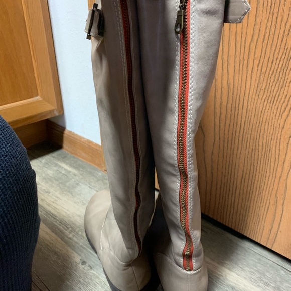 Bamboo knee high boots - Picture 2 of 5